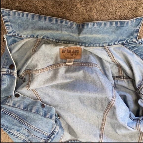 VTG GAP 90’s Oversized Light Blue Denim Jacket - Picture 5 of 8